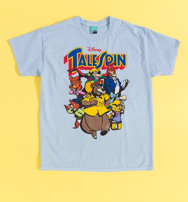 Disney TaleSpin Vintage Wash Light Blue T-Shirt Disney TaleSpin Vintage Wash Light Blue T-Shirt