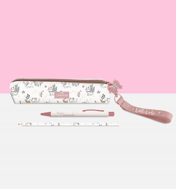 Disney The Aristocats All Over Print Pencil Case & Writing Set Disney The Aristocats All Over Print Pencil Case & Writing Set