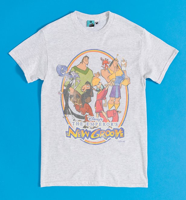 Disney The Emperors New Groove Ash Grey T-Shirt