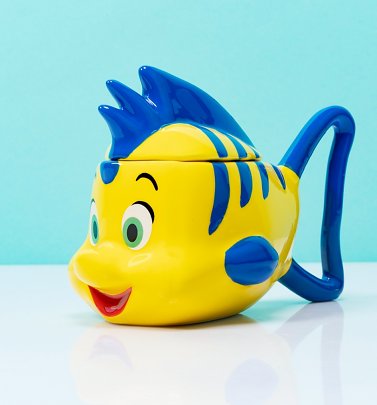 Disney The Little Mermaid Flounder 3D Mug Disney The Little Mermaid Flounder 3D Mug