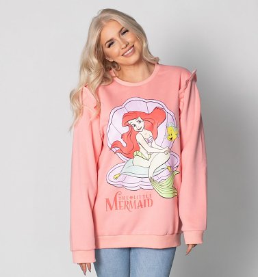 Disney The Little Mermaid Ruffle Sleeve Sweater from Cakeworthy