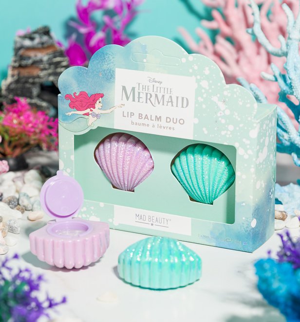 Disney The Little Mermaid Shell Lip Balm Duo from Mad Beauty