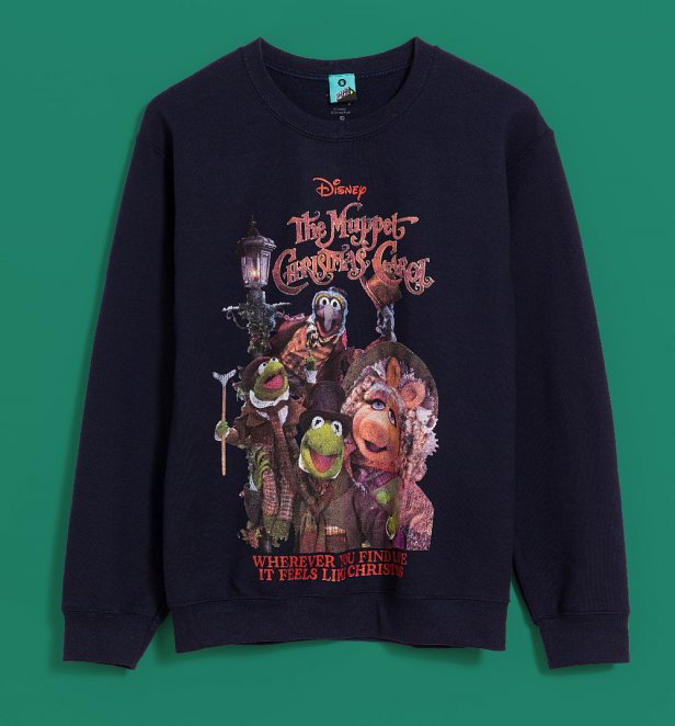 Disney The Muppets Christmas Carol Navy Sweater Disney The Muppets Christmas Carol Navy Sweater