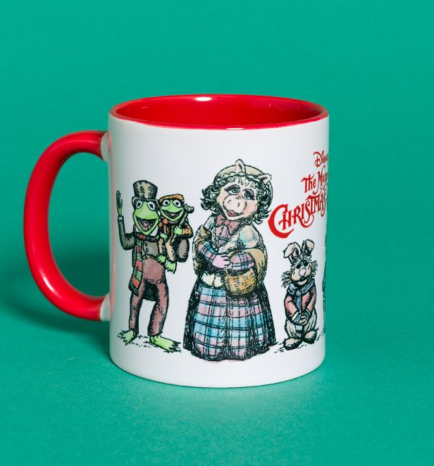 Disney The Muppets Christmas Carol Red Handle Mug Disney The Muppets Christmas Carol Red Handle Mug