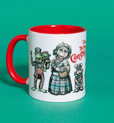 Disney The Muppets Christmas Carol Red Handle Mug