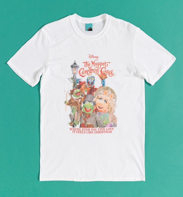 Disney The Muppets Christmas Carol White T-Shirt Disney The Muppets Christmas Carol White T-Shirt