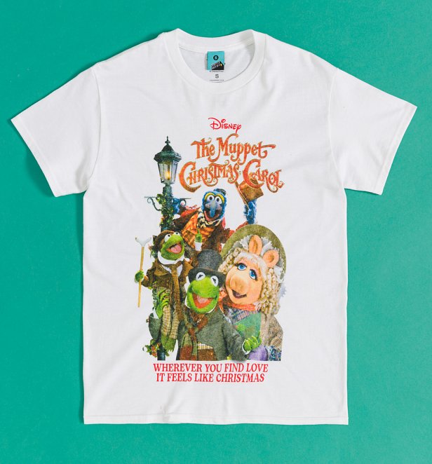 Disney The Muppets Christmas Carol White T-Shirt Disney The Muppets Christmas Carol White T-Shirt