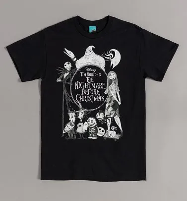 Disney The Nightmare Before Christmas Black T-Shirt