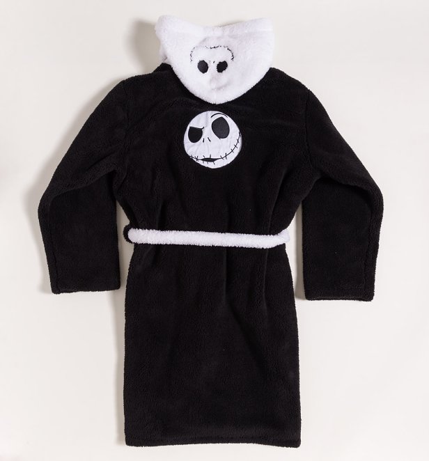 Disney The Nightmare Before Christmas Jack Skellington Hooded Black