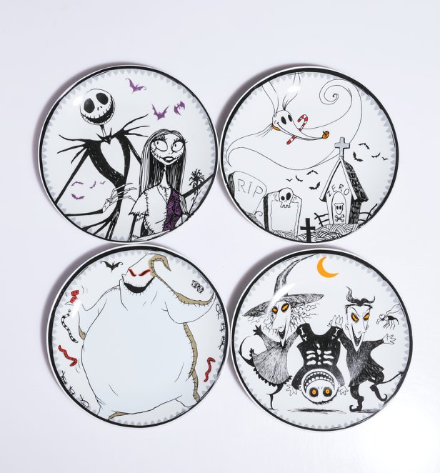 nightmare before christmas plate set