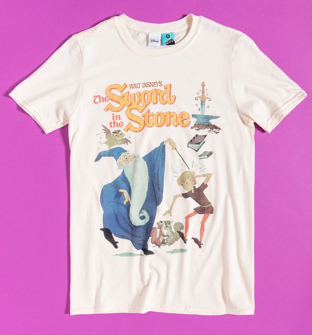 Disney The Sword In The Stone Ecru T-Shirt