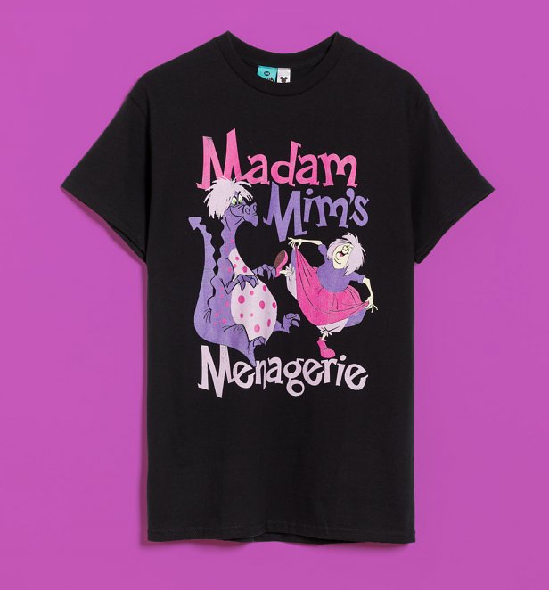 Disney The Sword In The Stone Madam Mim's Menagerie Black T-Shirt Disney The Sword In The Stone Madam Mim's Menagerie Black T-Shirt