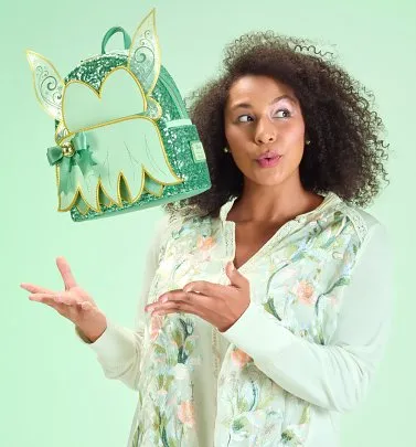 Loungefly Disney Peter Pan Glow In The Dark Clock Mini Backpack display picture 2