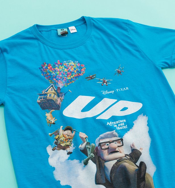 Disney Up Azure Blue T-Shirt