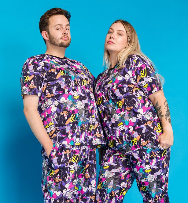 Cruela de Vil Women's Pyjama Sets 100% Cotton S-XL Disney Womens Pyjamas 
