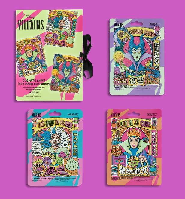 Disney Villains Cosmetic Sheet Mask Trio from Mad Beauty Disney Villains Cosmetic Sheet Mask Trio from Mad Beauty