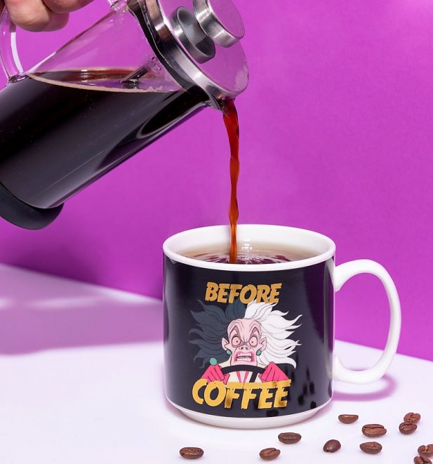 Disney Villains Cruella De Vil Before Coffee Mug Disney Villains Cruella De Vil Before Coffee Mug
