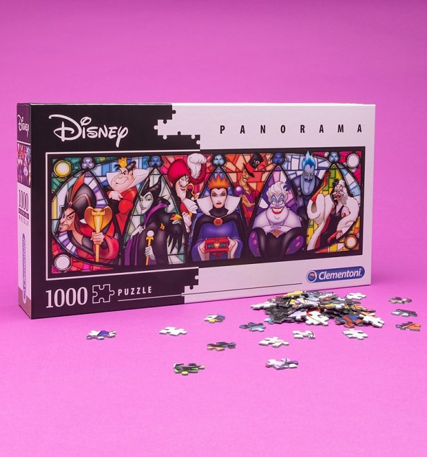 Disney Villains Panorama 1000 Piece Jigsaw Puzzle