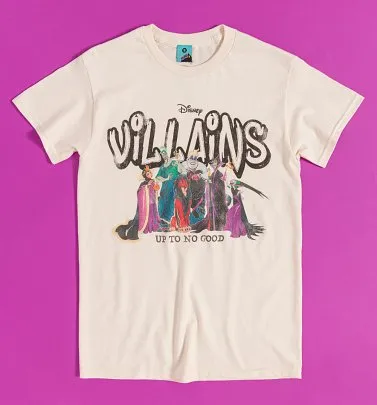 Villains Up To No Good Natural T-Shirt