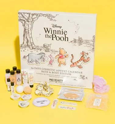 Disney Winnie The Pooh Bath And Body Advent Calendar from Mad Beauty