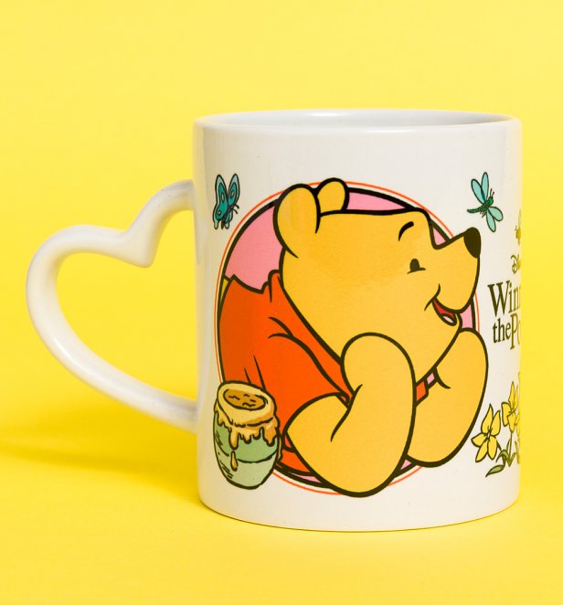Disney Winnie The Pooh Heart Handled Mug Disney Winnie The Pooh Heart Handled Mug