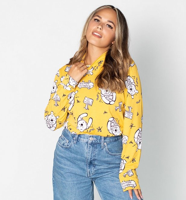 Disney Winnie The Pooh Mockneck Long Sleeve T-Shirt from Cakeworthy