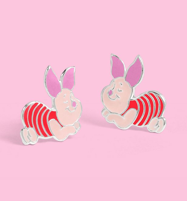 Disney Winnie The Pooh Piglet Sterling Silver Earrings
