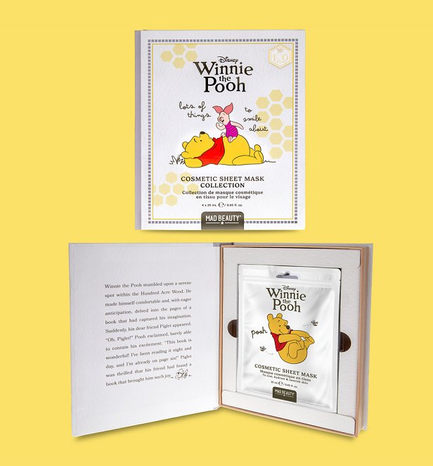 Disney Winnie The Pooh Storybook Cosmetic Sheet Face Mask Collection from Mad Beauty Disney Winnie The Pooh Storybook Cosmetic Sheet Face Mask Collection from Mad Beauty