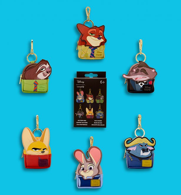 Loungefly Disney Zootopia Mystery Mini Backpack Keychain Charm