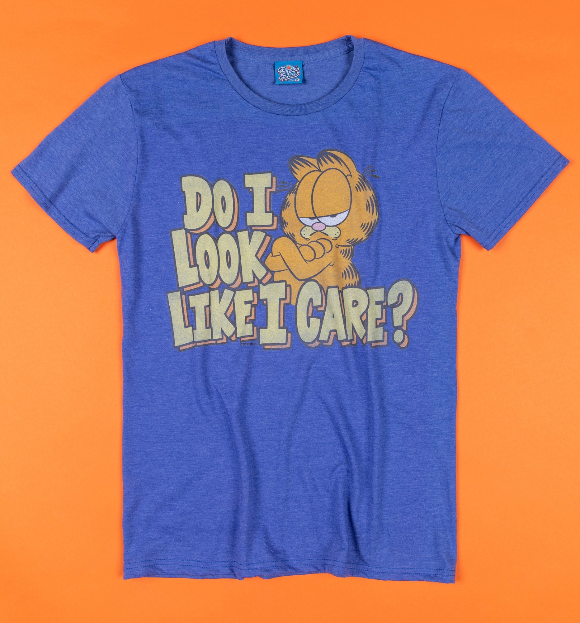 Do I Look Like I Care Blue Garfield TShirt