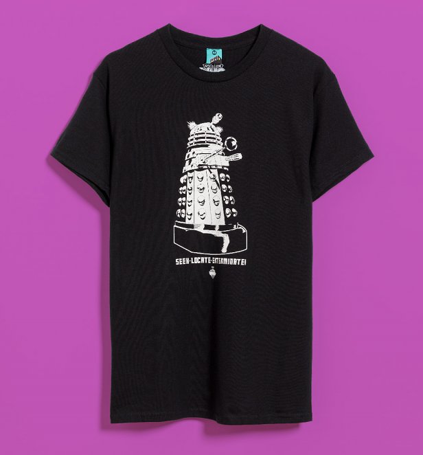 Doctor Who Dalek Black T-Shirt Doctor Who Dalek Black T-Shirt