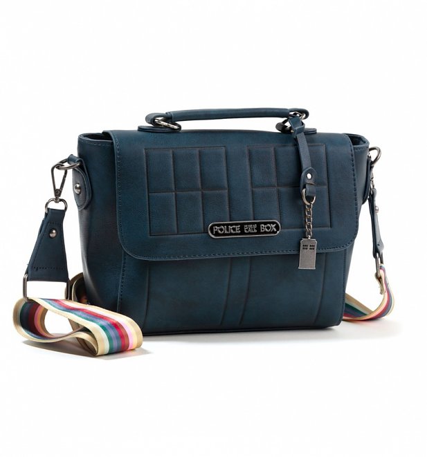 Doctor Who Rainbow Strap Crossbody Handbag Doctor Who Rainbow Strap Crossbody Handbag