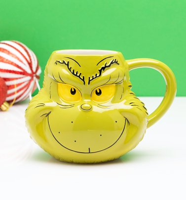 Dr Seuss The Grinch Shaped Mug Dr Seuss The Grinch Shaped Mug