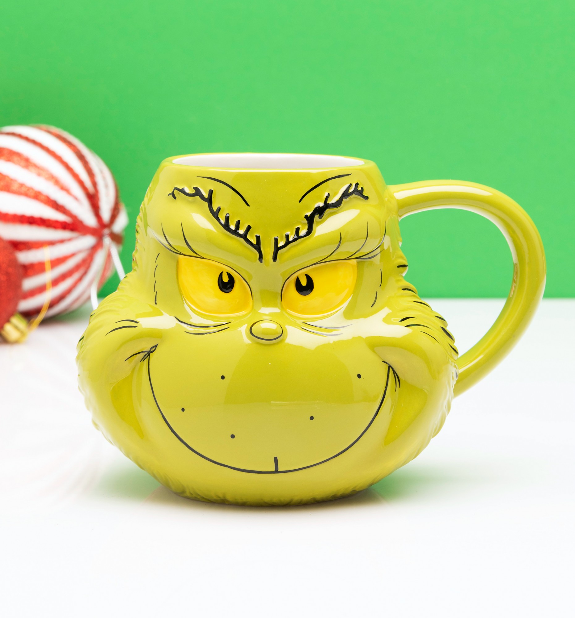 Dr Seuss The Grinch Shaped Mug