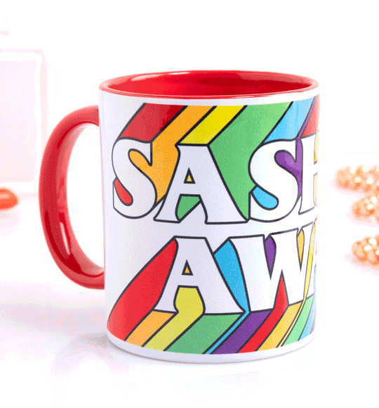 Sashay Away Red Handle Mug