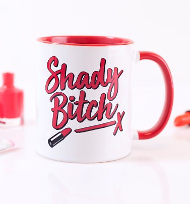 Shady Bitch Red Handle Mug Shady Bitch Red Handle Mug