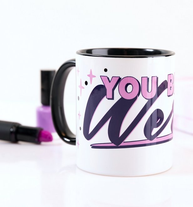 Drag Race Inspired You Betta Werk Black Handle Mug