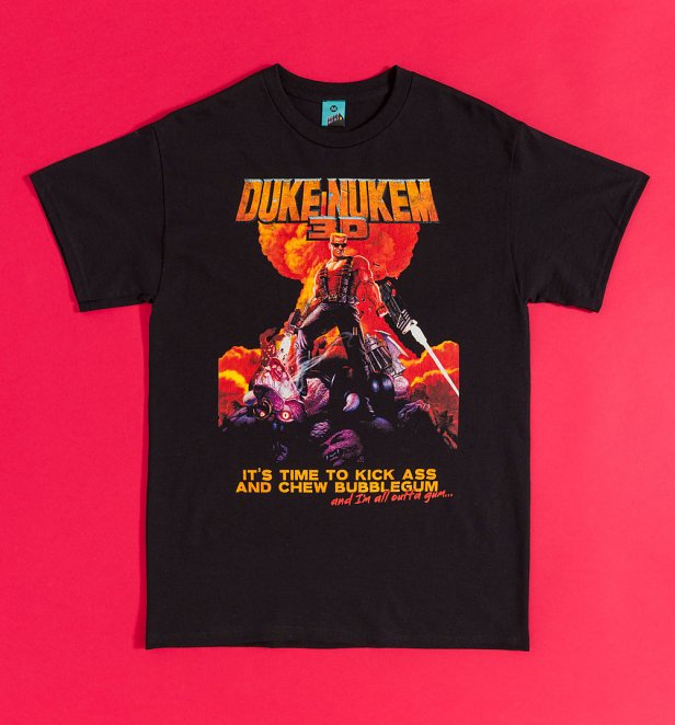Duke Nukem 3D Inspired Black T-Shirt