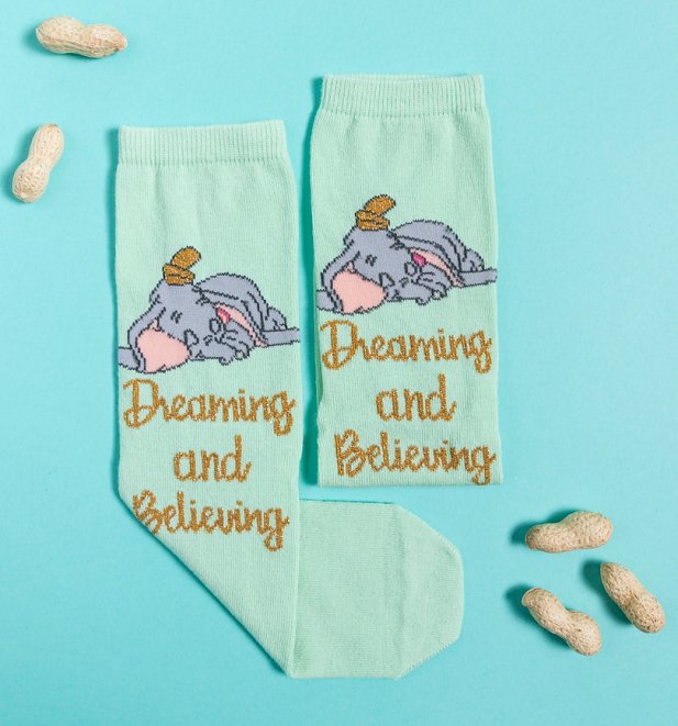Dumbo Dreaming and Believing Disney Socks Dumbo Dreaming and Believing Disney Socks