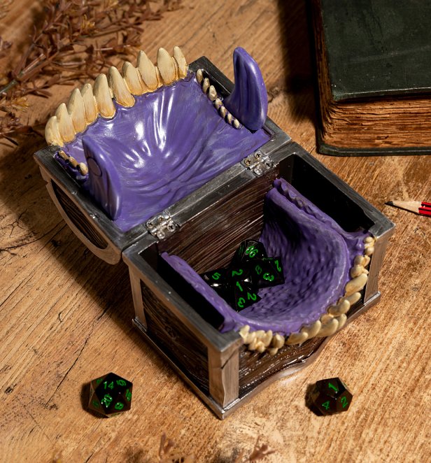 Dungeons & Dragons Mimic Chest Dice Box