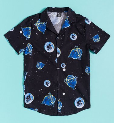 E.T. Space Print Button Up Shirt from Cakeworthy