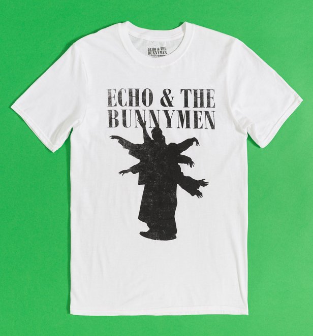 Echo and The Bunnymen Silhouettes White T-Shirt