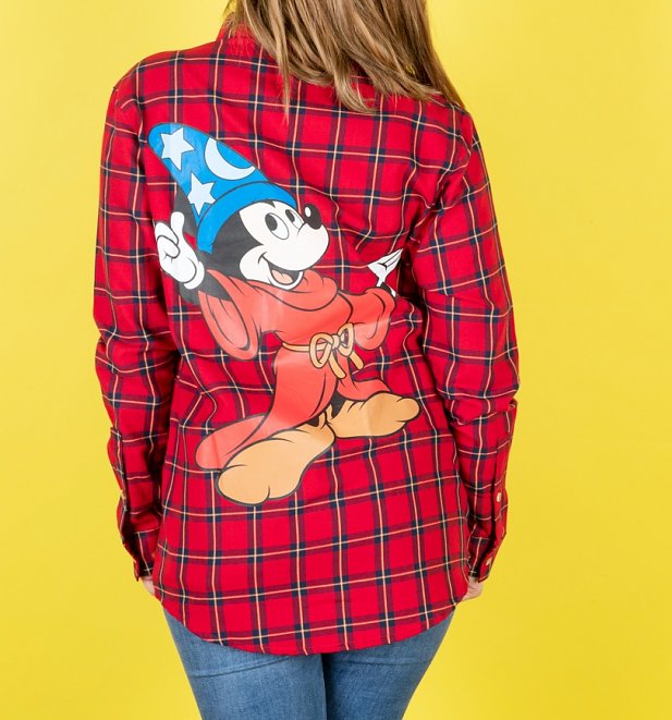 Fantasia Sorcerer Mickey Flannel Shirt from Cakeworthy Fantasia Sorcerer Mickey Flannel Shirt from Cakeworthy