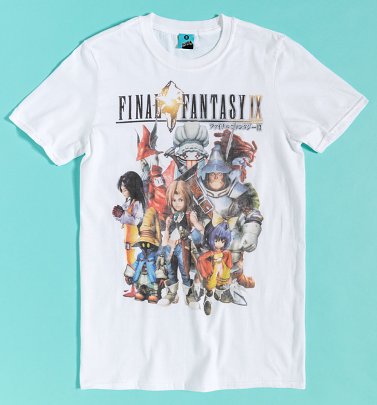 Final Fantasy IX Group White T-Shirt