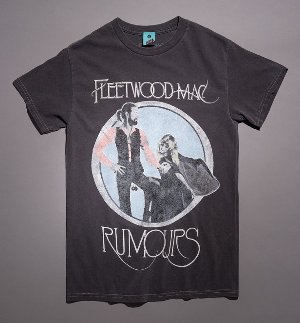 Fleetwood Mac Rumours Vintage Wash Charcoal T-Shirt