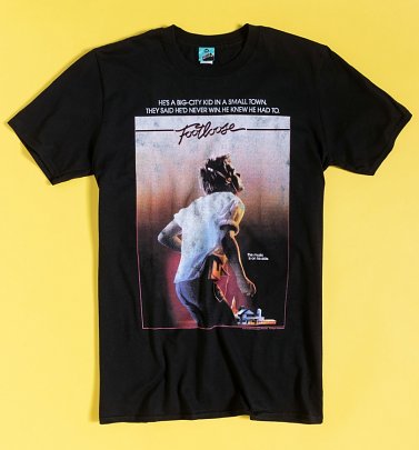 Footloose Movie Poster Black T-Shirt Footloose Movie Poster Black T-Shirt