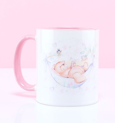 Forever Friends Bear Pink Handle Mug Forever Friends Bear Pink Handle Mug