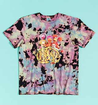 Fraggle Rock Gang Dark Tie Dye T-Shirt Fraggle Rock Gang Dark Tie Dye T-Shirt