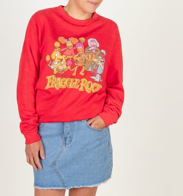 Fraggle Rock Group Red Sweater