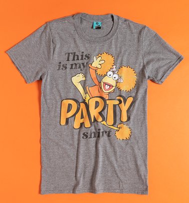 Fraggle Rock Party Shirt Grey Marl T-Shirt Fraggle Rock Party Shirt Grey Marl T-Shirt